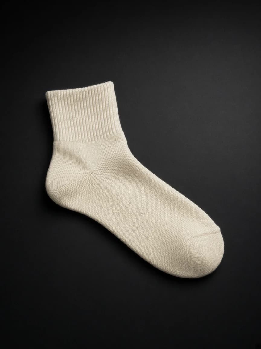 Quiet Protocol — Off-white merino. Boardroom stealth.